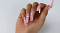 How to make a beautiful long nail design？