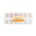 Coscelia 12-Grid Box Ornaments-Nail Art
