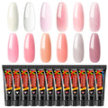 Nude Color Poly Extension Gel Kit 12PC