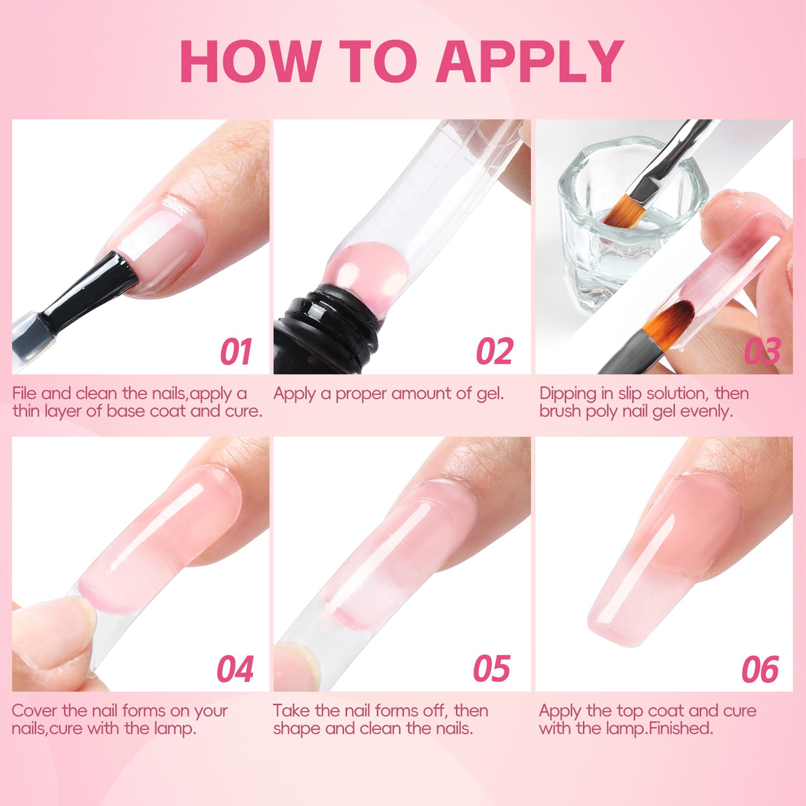 Coscelia Nail Slip Solution 30ML - Cleaner Nail Slip Solution for Nail Extensions Gel for Easy DIY Poly Gel Nail