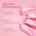 Coscelia 4pc Poly Extension Gel Set 15ML