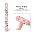 Single Flower Patterned Strip Nail File