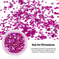 Purple Nail Art Rhinestone