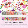 12 Grid Box Nail Art Decorations