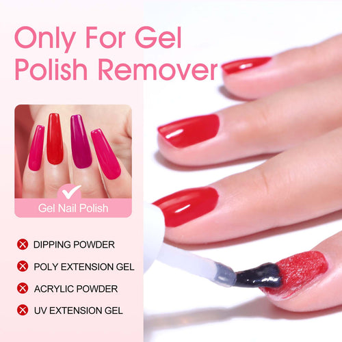 Coscelia Nail Remover Gel - 1PC 8ML Gel Nail Polish Remover 3-5 Minute Quick Removal, No Wrapping/Soaking, Easy to Use, Safe for Natural Nails & Artificial Nails