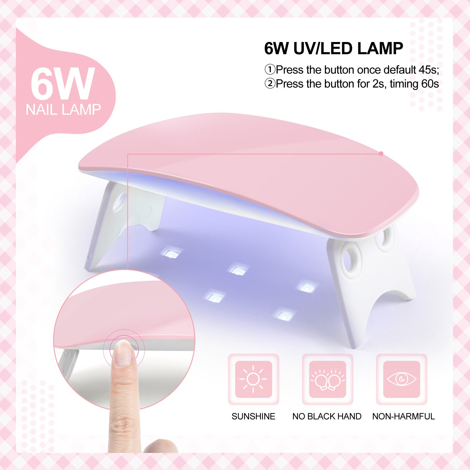 Coscelia Poly Extension Gel Kit with UV Lamp -  2PCS Nail Extension Gel Set with 30ml Slip Solution, Complete Manicure Tool Set For Beginners, Perfect Gift for Women