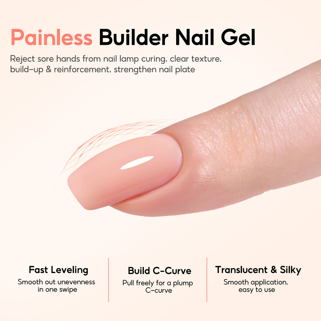 Peacecolor Nail Builder Gel Nail care kits comprising nail polish for Wome Gift