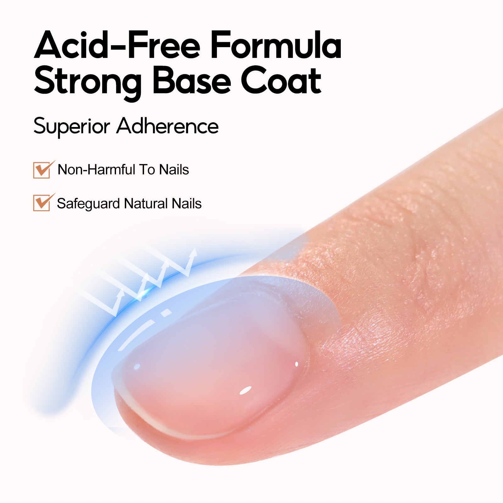 Peacecolor Nail Builder Gel Nail polish base coat, 10ML Base Coat Nail Supplies for Women