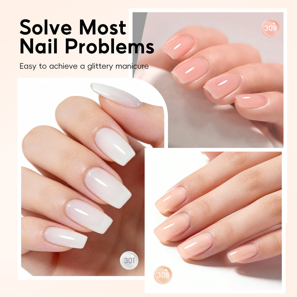 Peacecolor Nail Builder Gel Nail care kits comprising nail polish for Wome Gift