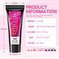 COSCELIA 1PC 20 Colors Poly Extension Gel 15ML