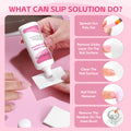 8PC Poly Extension Gel Kit with 36W Nail Lamp