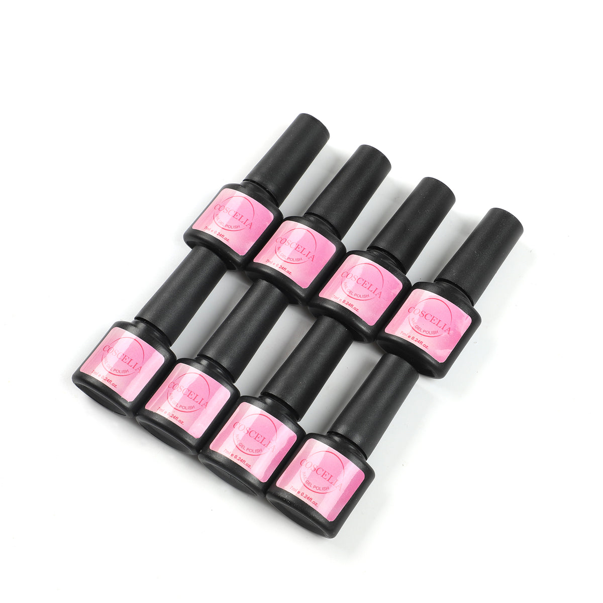 Coscelia 8PCS Gel Polish Set - Long Lasting All for Manicure Nail Art Soak Off LED Gel Polish DIY Nail Painting