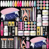 Coscelia Acrylic Nail Kit Complete Set with Drill and U V Light Acrylic Nail Kit with Everything Glitter Decoration Powder Nail Extension Gifts for Women