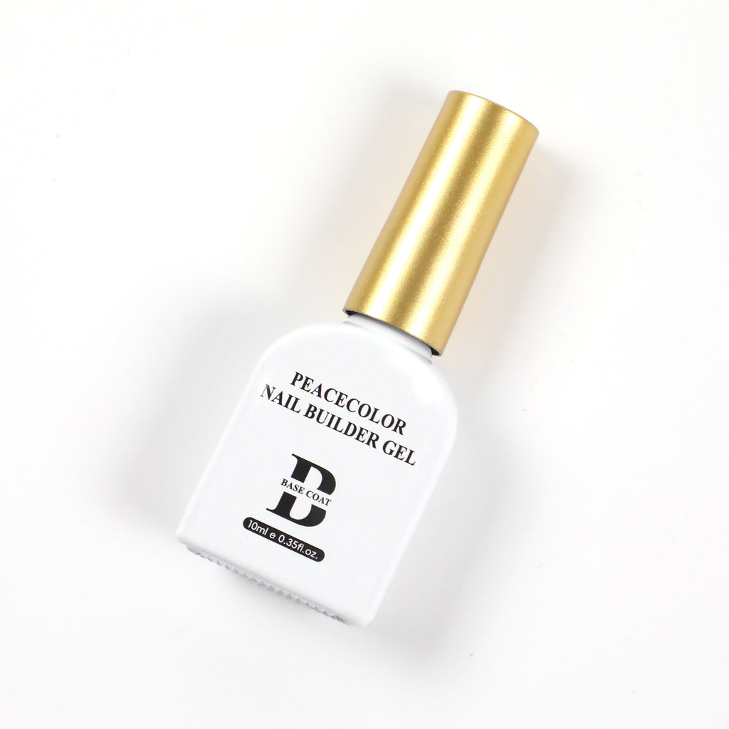Peacecolor Nail Builder Gel Nail polish base coat, 10ML Base Coat Nail Supplies for Women