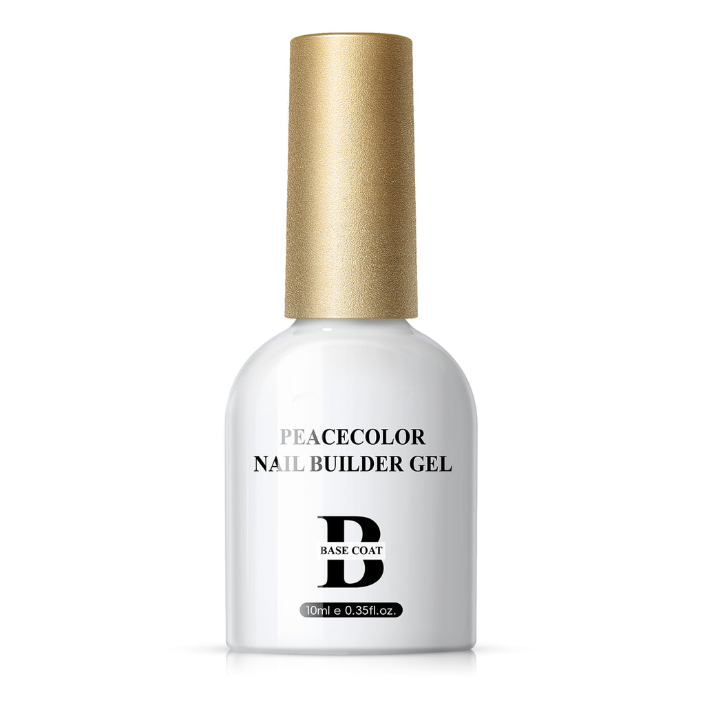 Peacecolor Nail Builder Gel Nail polish base coat, 10ML Base Coat Nail Supplies for Women
