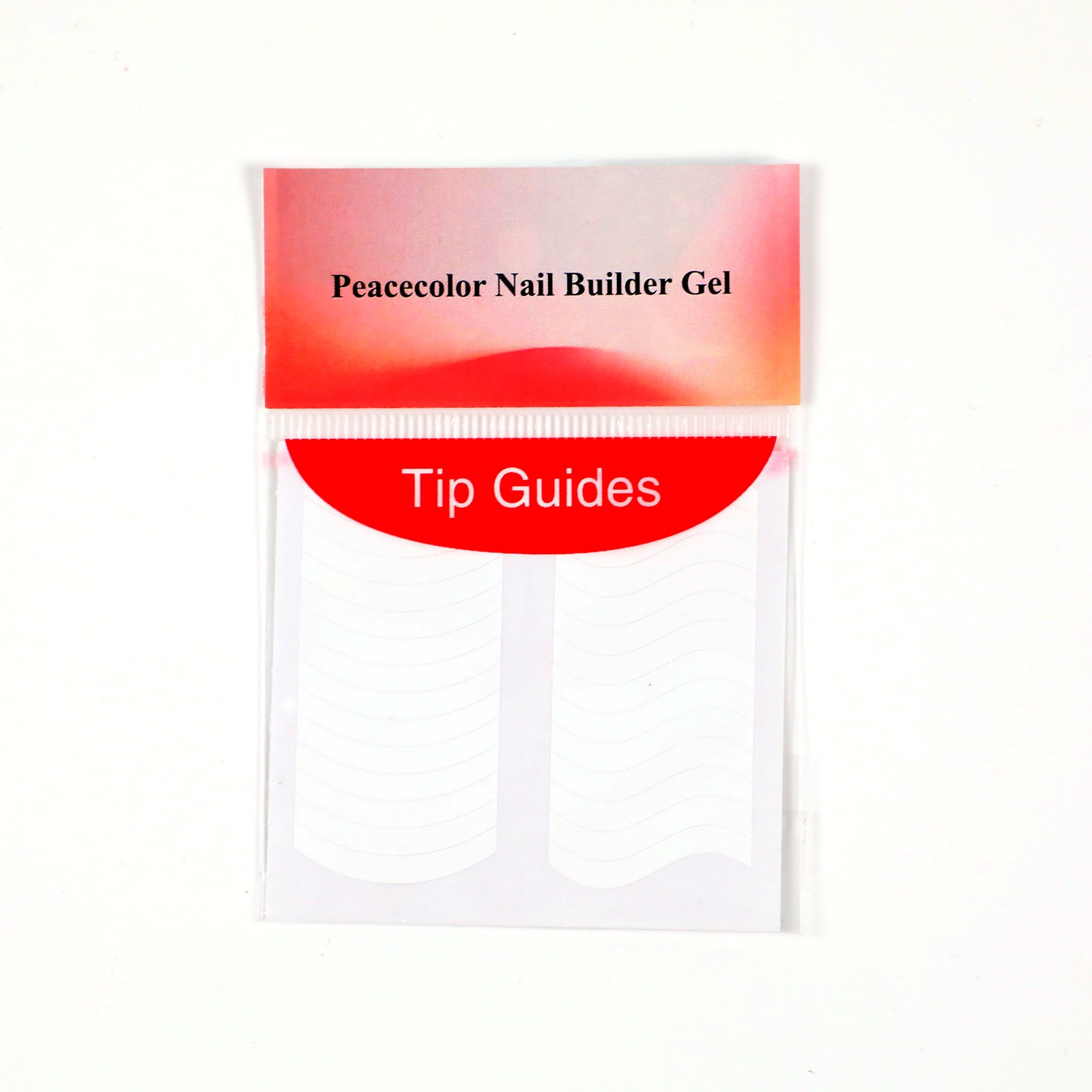Peacecolor Nail Builder Gel Nail art stickers, 1PC French Art Stickers for DIY Women