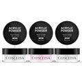 Coscelia 1pc Acrylic Powder Clear/White/Pink 6g Acrylic Nails