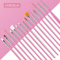 Coscelia 15pc Nail Brush Set