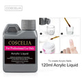 Coscelia 3pc Acrylic Nails Kit Liquid 120ml set