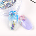 12pc Mixed Nail Art Glitter Rhinestone