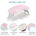 Coscelia 6W Mini Portable UV/LED Nail Lamp USB Cable