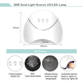 Coscelia 36W UV/LED Lamp USB Charge 60S/90S/120S Timer