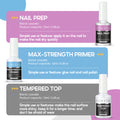 Nail Prep & Max-strength Primer & Tempered Top Set